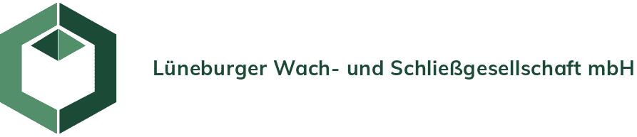 „Lüneburger Wach- und Schließgesellschaft mbH“-Logo, zur Startseite